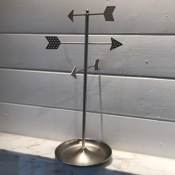 Umbra Erika Kovesdi Pewter Arrows Jewelry Tree EUC - Picture 4 of 6
